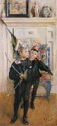 Carl Larsson Ulf and Pontus oil painting picture wholesale